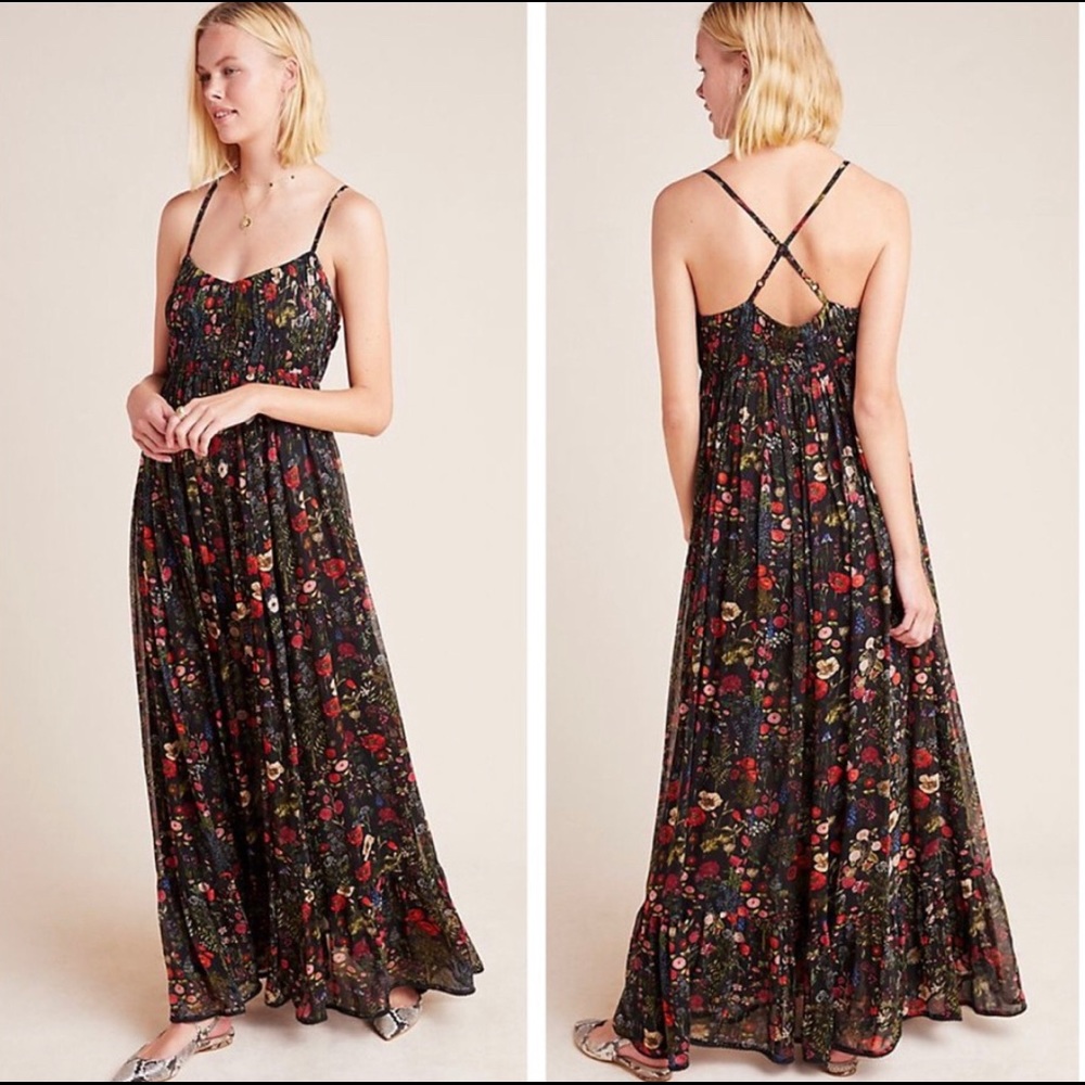 Floral Print Maxi Dress